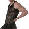 Tank Top Herren Spitze - Elegant, Stretch & Atmungsaktiv, Schwarz | TOF Paris