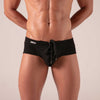 Laced Slip Schwarz von Absolu Male – Ansicht 2
