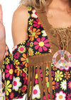 Blumen Kleid Hippie Kostüm mehrfarbig | Leg Avenue SALE
