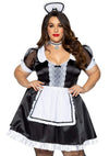 Kostüm - Klassisches Französisches Haushaltsmädchen - Queen Size | Leg Avenue
