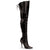 LEGEND-8899 Overknee Stiefel Schwarz Echtleder | Pleaser