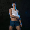 Herren Shorts Retro Denim Blau - Ultra leicht & verstellbar | TOF Paris