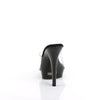 LIP-101 Plateau Pantoletten Transparent/Schwarz | Fabulicious