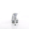 LIP-102-1 Pantoletten Plateau Schwarz | Fabulicious