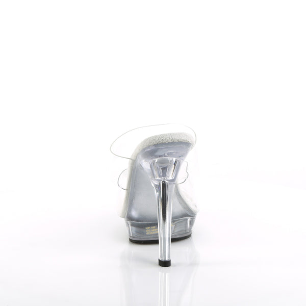 LIP-102 Plateau Pantoletten Schwarz | Fabulicious