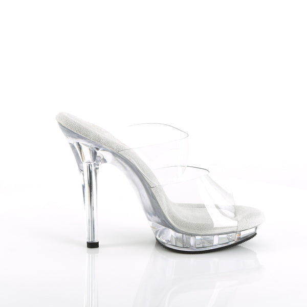 LIP-102 Plateau Pantoletten Schwarz | Fabulicious
