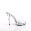 LIP-102 Plateau Pantoletten Schwarz | Fabulicious SALE