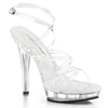 LIP-106 Plateau Sandaletten Transparent EUR 35 | Fabulicious SALE