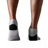 Graue Low Cut Socken im sportlichen Premium Look von TOF Paris – Ansicht 2