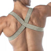 Party-Harness H-Form Gold - Elastisch, Komfortabel & Glänzend | TOF Paris
