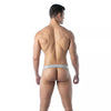 Stringless Thong Silber - Komfort & Push-Up Effekt mit Lurex Bund | TOF Paris