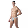 Stringless Thong Silber - Komfort & Push-Up Effekt mit Lurex Bund | TOF Paris