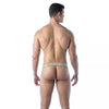 Stringless Tanga Gold mit Lurex-Bund & Push-Up Effekt | TOF Paris