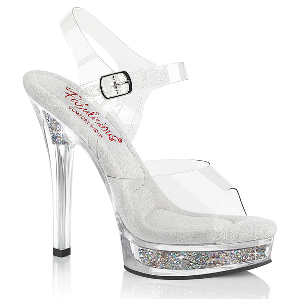 MAJESTY-508RSI Sandalette Transparent | Fabulicous