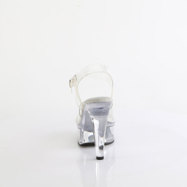 MARTINI-508 Sandalette Transparent | Fabulicous