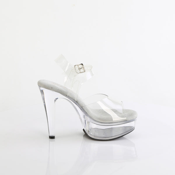 MARTINI-508 Sandalette Transparent | Fabulicous