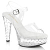 MARTINI-508SDT Sandalette Transparent von Fabulicous