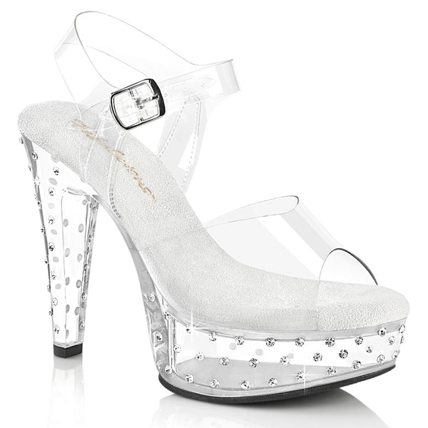 MARTINI-508SDT Sandalette Transparent von Fabulicous