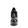 MARYJANE-50 Plateau Pumps Lack Schwarz von Funtasma – Ansicht 2