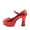 Plateau Pumps MARYJANE-50G - Rot von Funtasma – Ansicht 3
