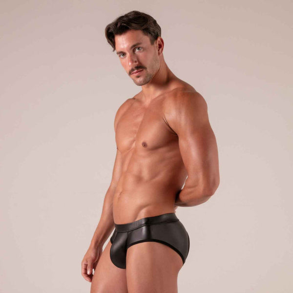 Master Ouvert-Slip Schwarz von Absolu Male – Ansicht 6