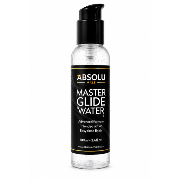 Master Glide Water Gleitgel Schwarz von Absolu Male