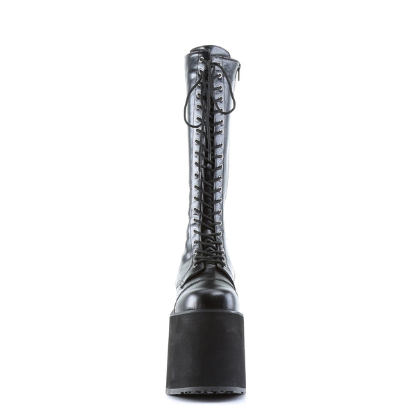 MEGA-602 Plateau Stiefel Schwarz Matt von DemoniaCult – Ansicht 2
