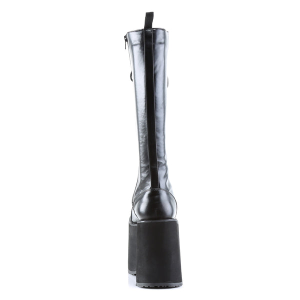 MEGA-602 Plateau Stiefel Schwarz Matt von DemoniaCult – Ansicht 4