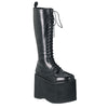 MEGA-602 Plateau Stiefel Schwarz Matt von DemoniaCult