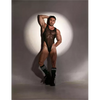 Herren Mesh Body Thong - Transparenter Komfort mit elastischem Bund, Schwarz | TOF Paris