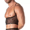 Bustier Mesh - Verstellbare Träger, vielseitig tragbar, schwarz | TOF Paris
