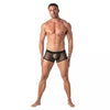 Boxershorts aus Mesh - sexy, low waist, elastisch schwarz | TOF Paris