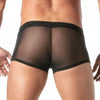 Boxershorts aus Mesh - sexy, low waist, elastisch schwarz | TOF Paris