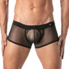 Boxershorts aus Mesh - sexy, low waist, elastisch schwarz | TOF Paris