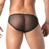 Schwarzer Mesh Mini for men-Slip von TOF Paris – Ansicht 3