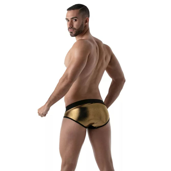 Goldener Metal Golden-Slip von TOF Paris – Ansicht 5