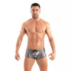Herren Badehose Silber - Metallic Look, Stretch & Komfort | TOF Paris