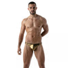 Goldener Metal Thong mit glänzendem Premium Effekt von TOF Paris – Ansicht 6