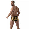 Goldene Metal Trunks mit glänzendem Premium Effekt von TOF Paris – Ansicht 6