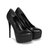 Michael Soul ARIA - Plateau Pumps schwarz matt