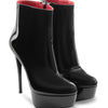 Michael Soul VALERIA - Plateau Stiefeletten schwarz lack