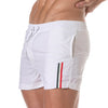 Herren Badeshorts Weiß - Eleganter Schnitt mit Quick-Dry Funktion | TOF Paris