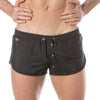Mini Swim Shorts Schwarz - Slim Fit mit Seitenschlitz & Tasche | TOF Paris