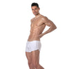 Mini Badeshorts Weiß - Slim Fit mit praktischem Rückentaschen-Design | TOF Paris
