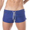 Mini Badeshorts Royal Blau - Slim Fit mit seitlichem Schlitz | TOF Paris