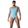 Blaues Mon Amour Microfiber-Tank-Top | TOF Paris