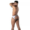 Weißer Mon Amour Microfiber Bottomless-Slip von TOF Paris – Ansicht 3