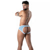 Blauer Mon Amour Microfiber Bottomless-Slip von TOF Paris – Ansicht 3