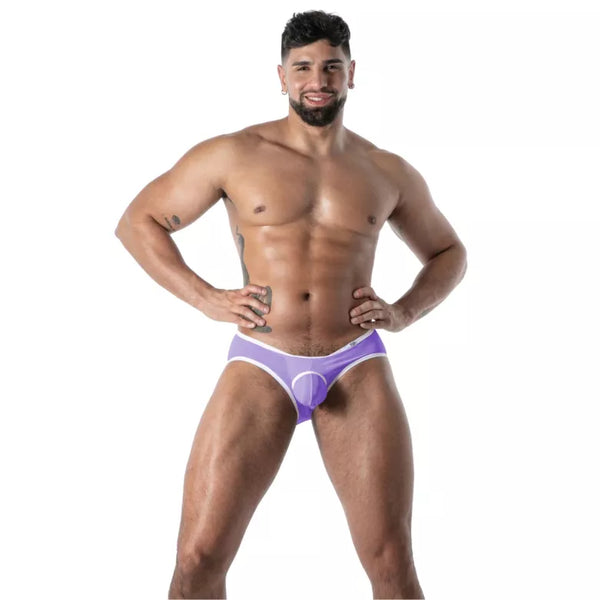 Lila Mon Amour Microfiber Bottomless-Slip von TOF Paris