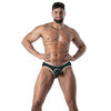Schwarzer Bottomless Brief aus seidiger Mikrofaser | TOF Paris